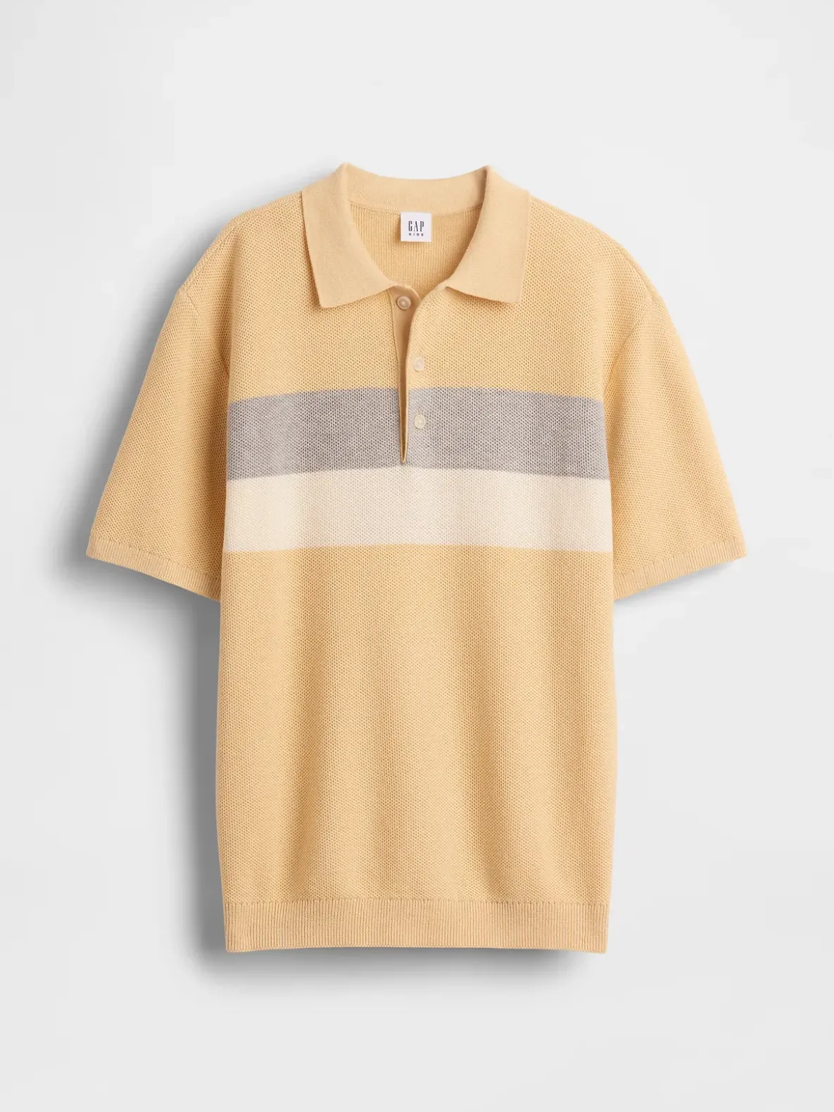 Kids Relaxed Stripe Polo Sweater Shirt