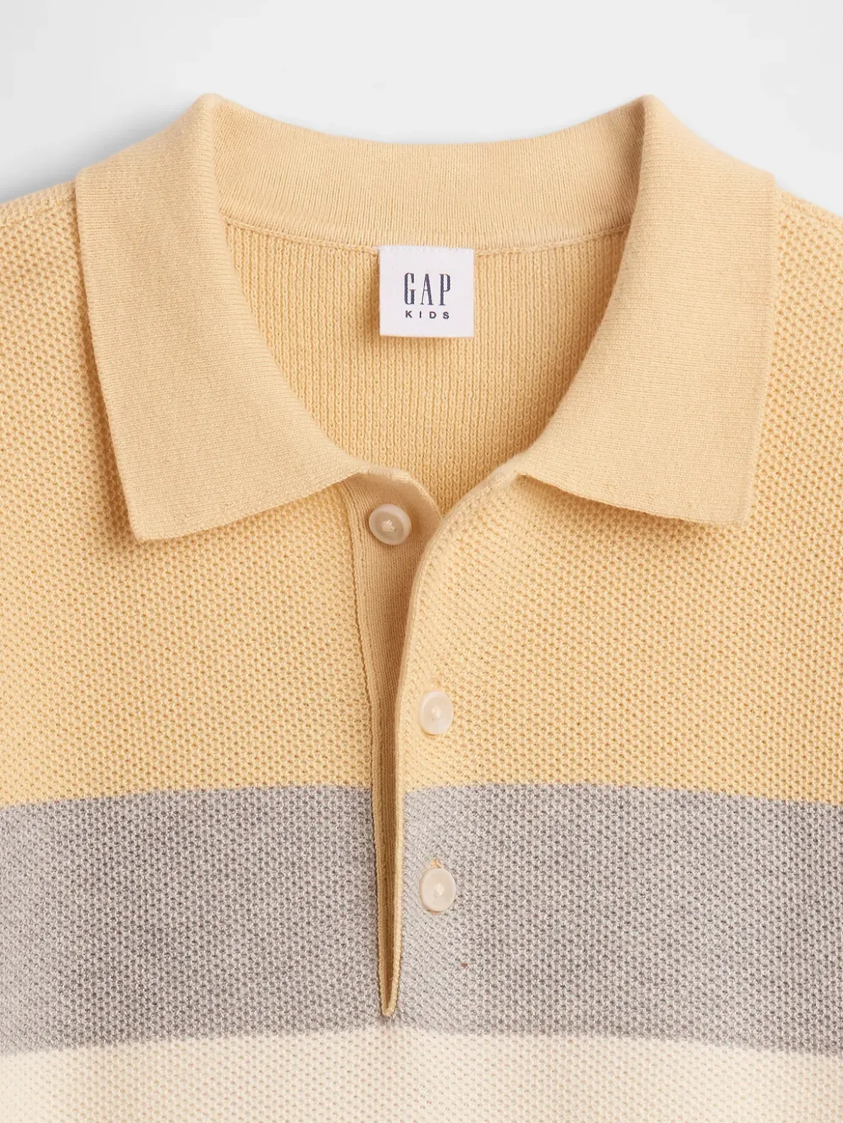 Kids Relaxed Stripe Polo Sweater Shirt