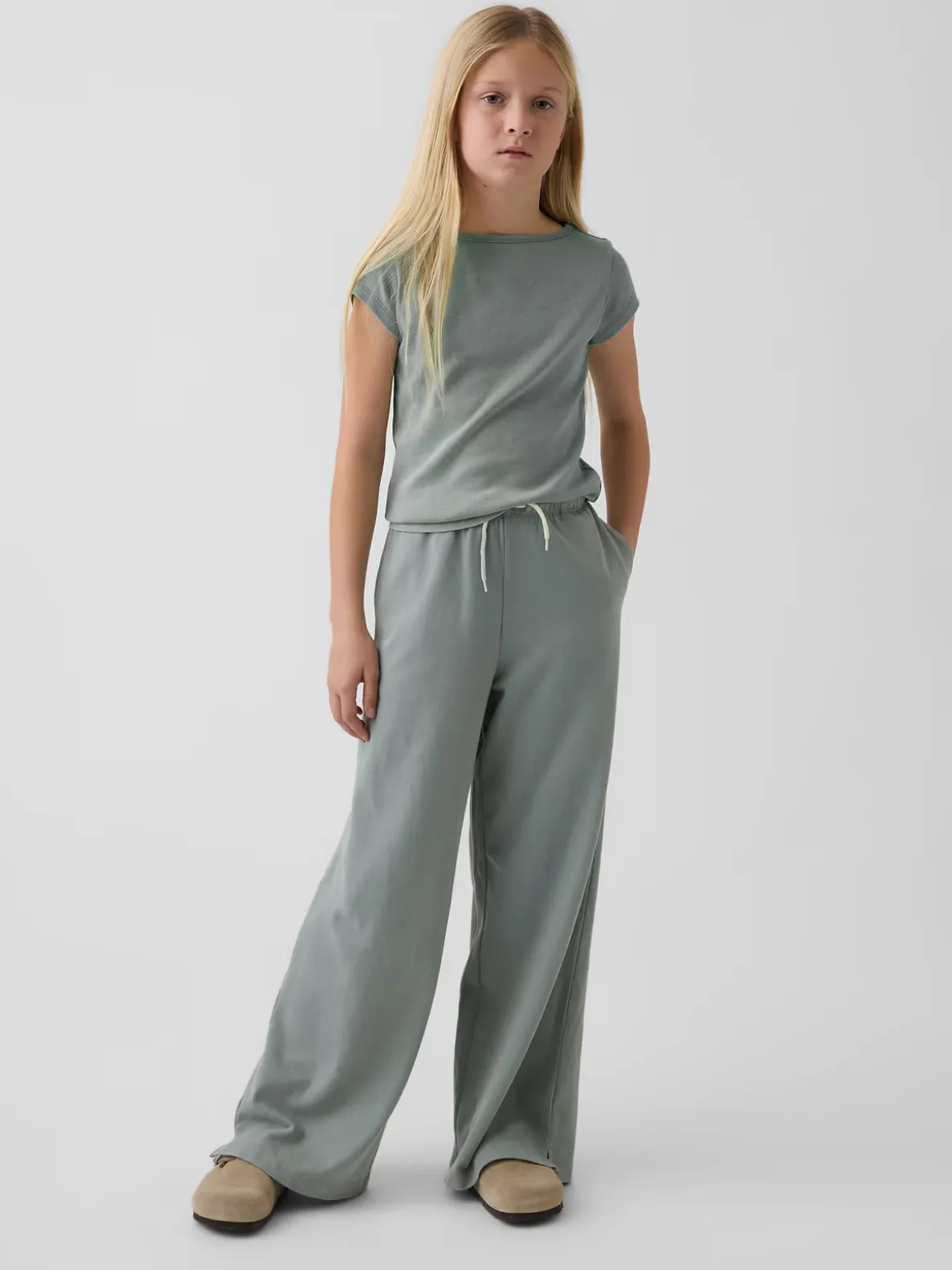 Kids Relaxed Wide-Leg Pants