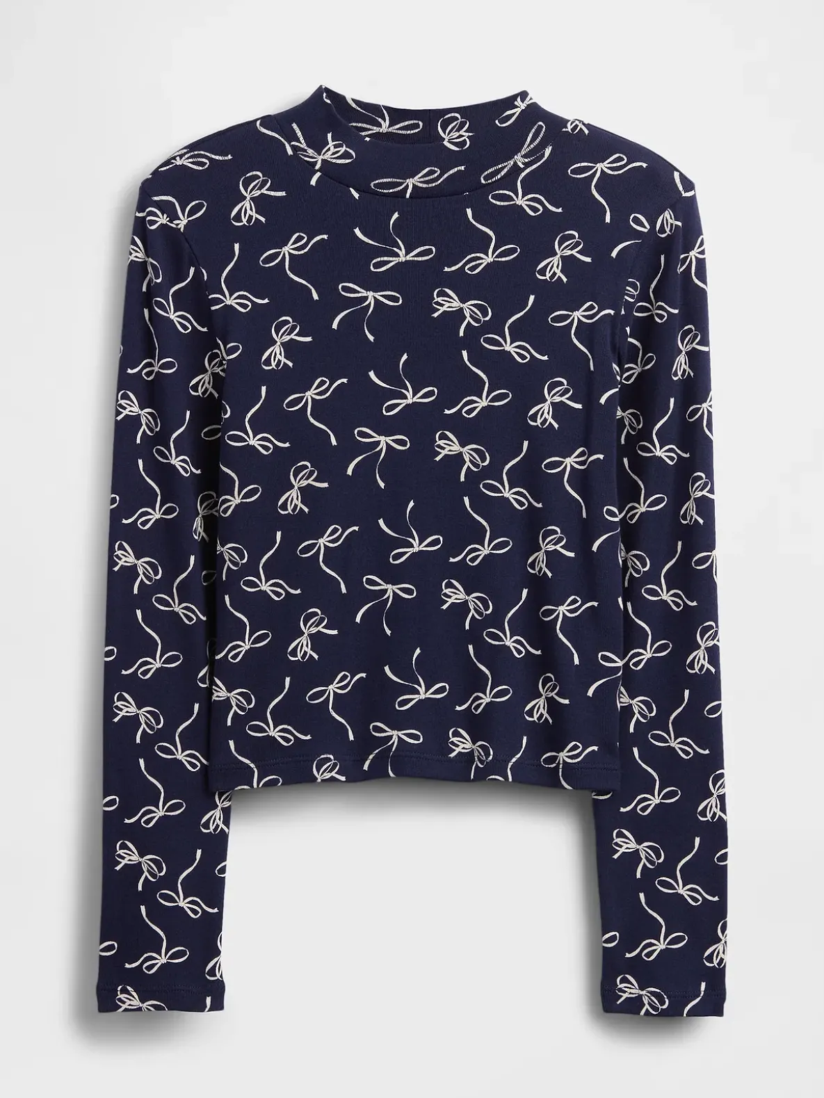 Kids Rib Mockneck T-Shirt