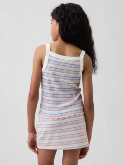 Kids Rib Square-Neck Tank Top