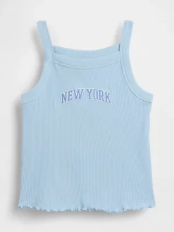 Kids Rib Square-Neck Tank Top