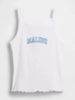 Kids Rib Square-Neck Tank Top