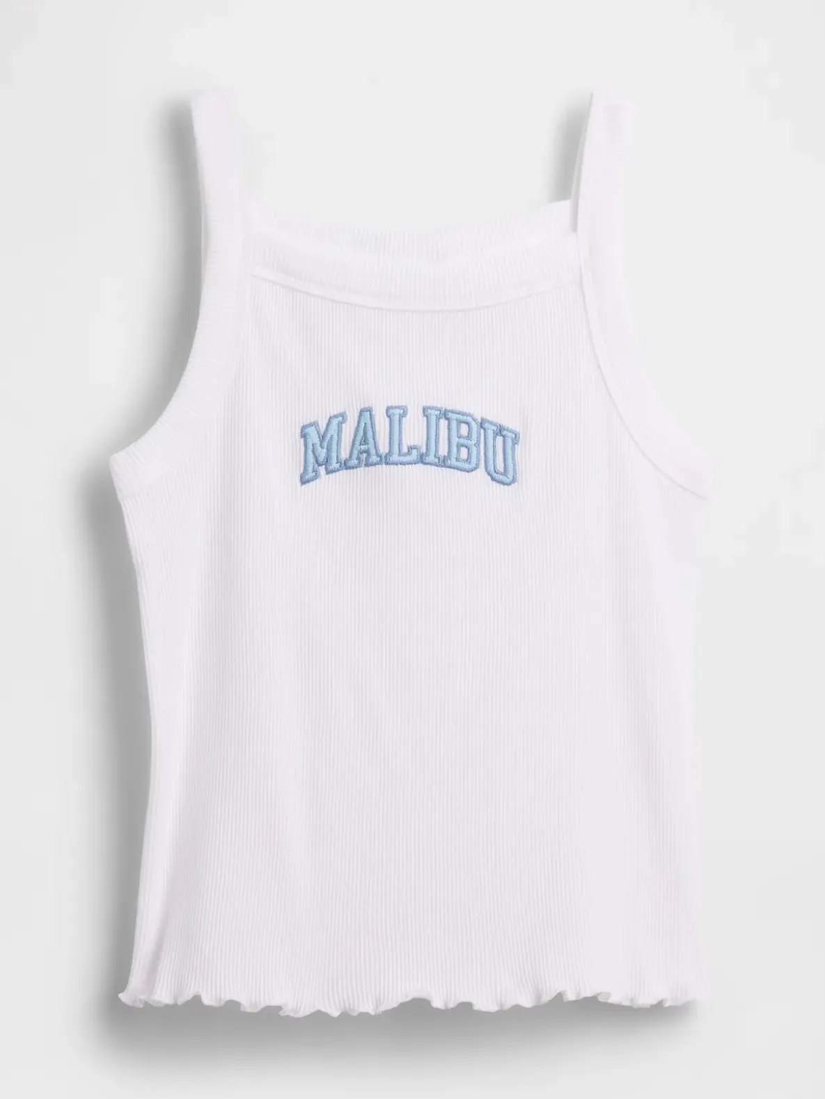Kids Rib Square-Neck Tank Top