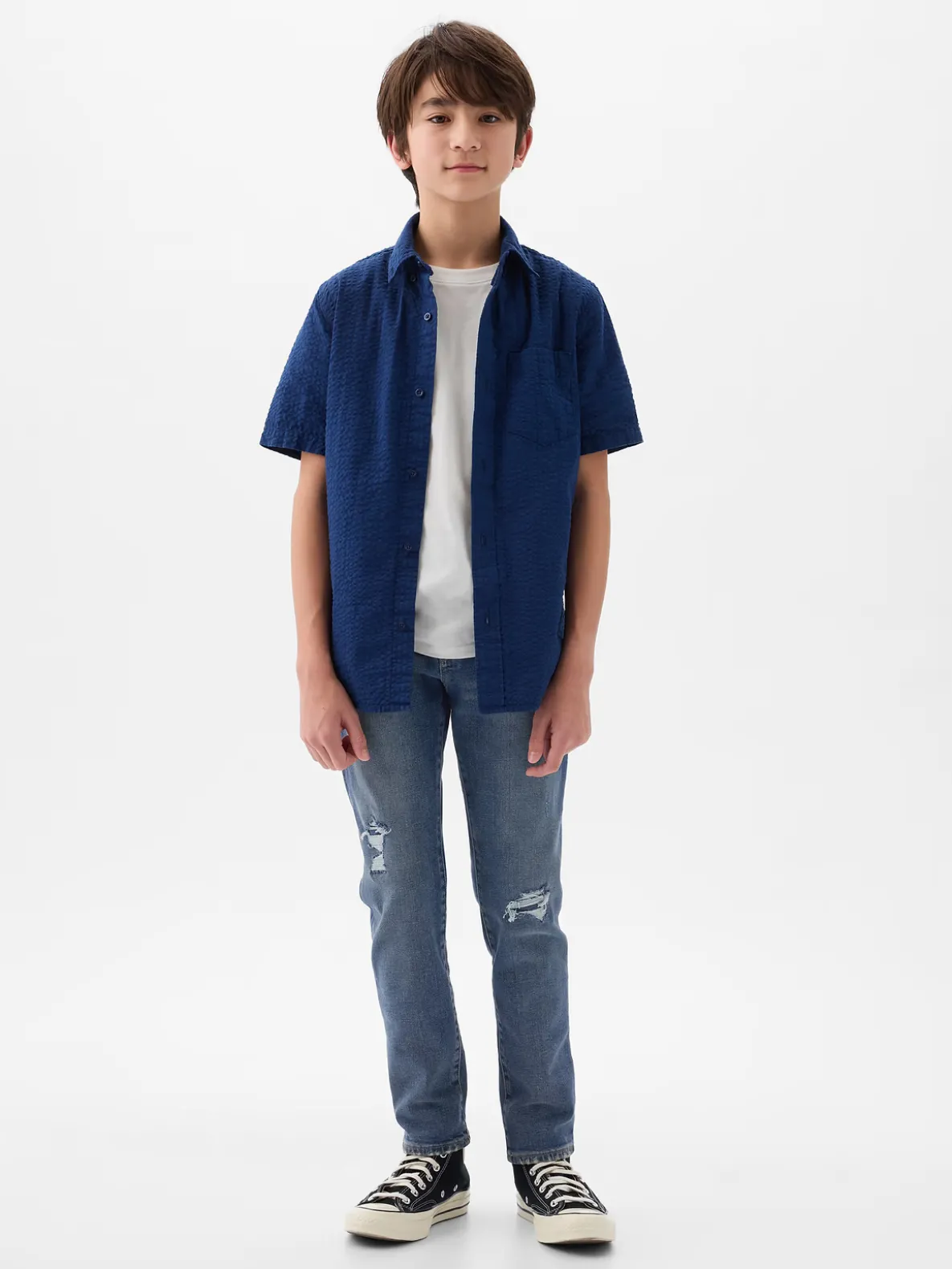 Kids Rip & Repair Slim Jeans