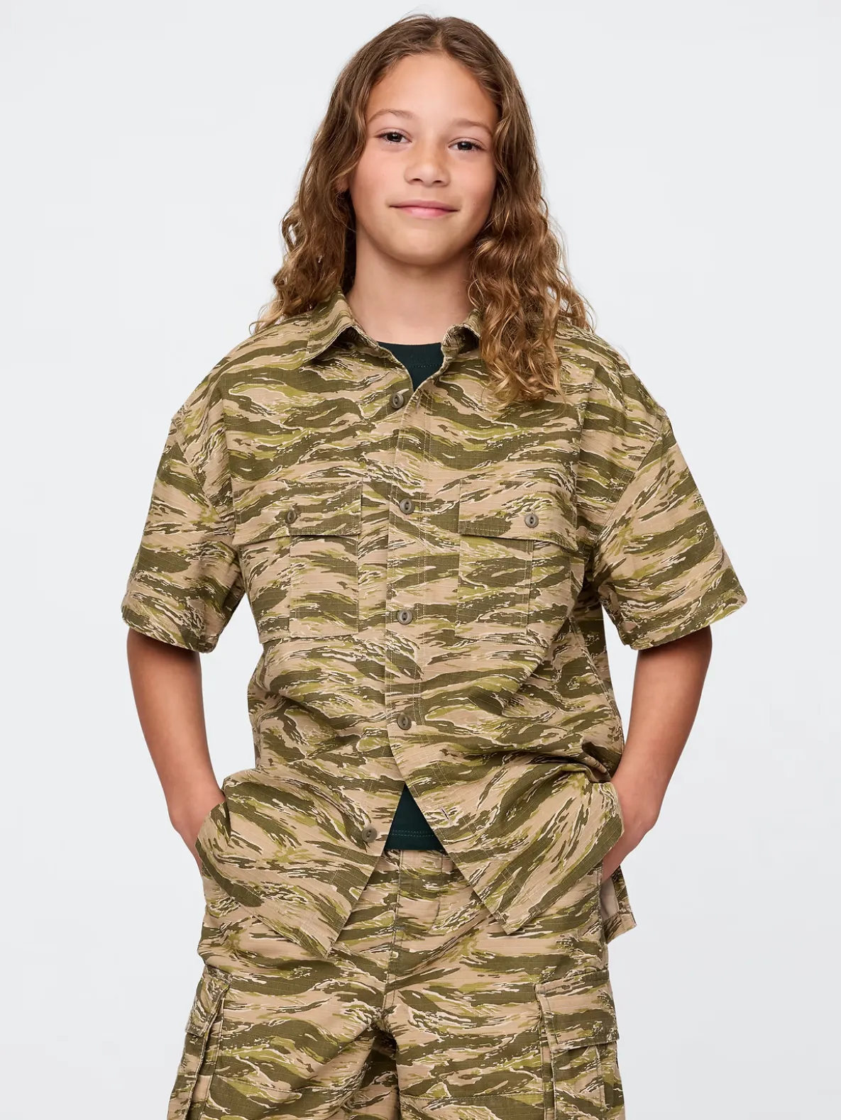 Kids Ripstop Utility Shirt