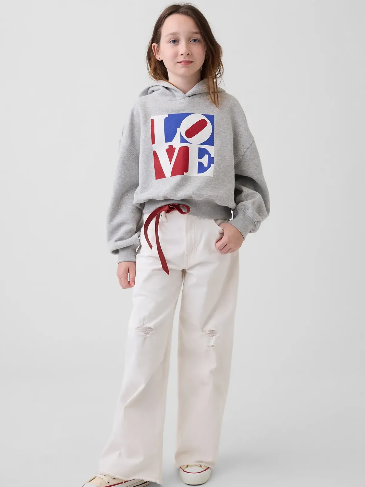 Kids Robert Indiana LOVE Hoodie