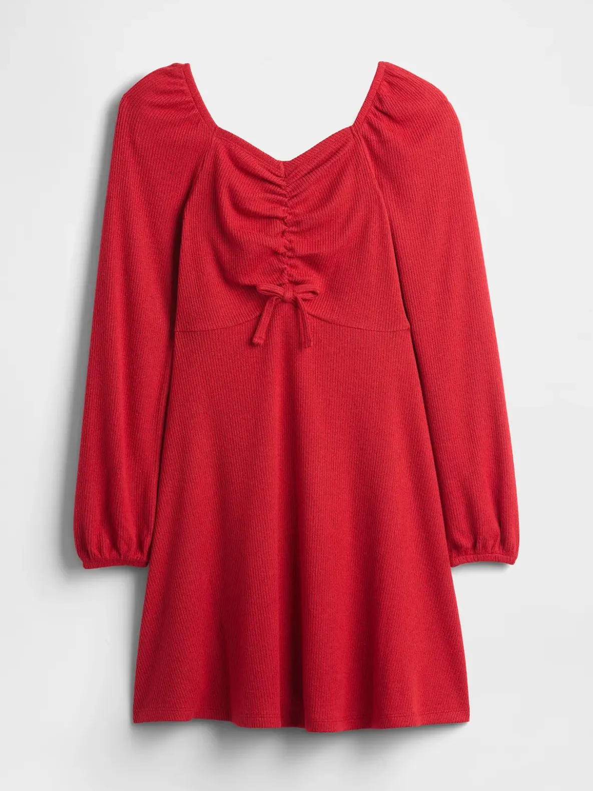 Kids Ruched Bow Dress