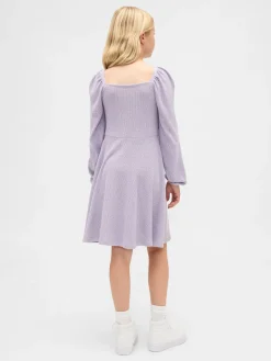 Kids Ruched Bow Dress