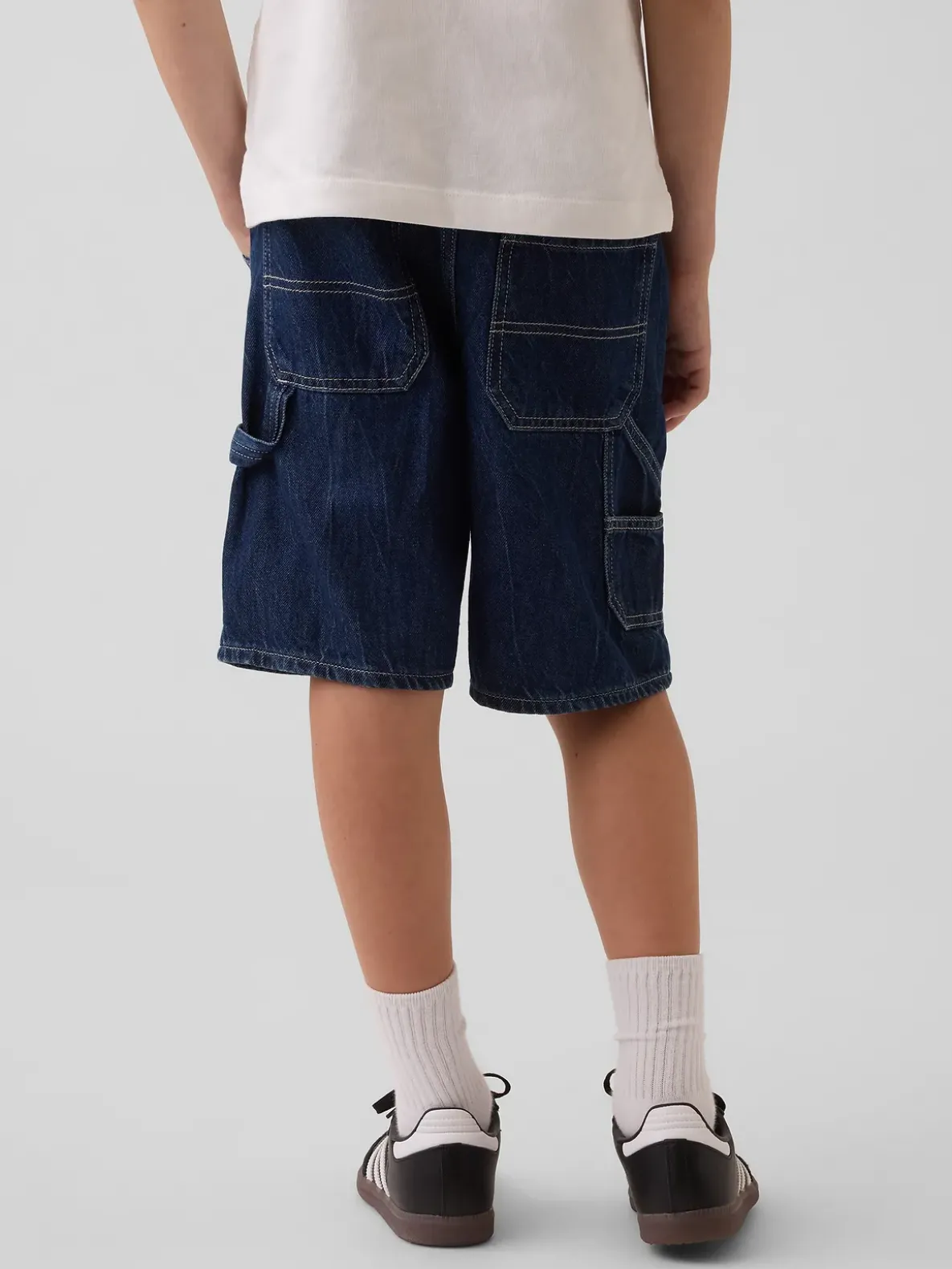 Kids '90s Loose Easy Denim Carpenter Shorts