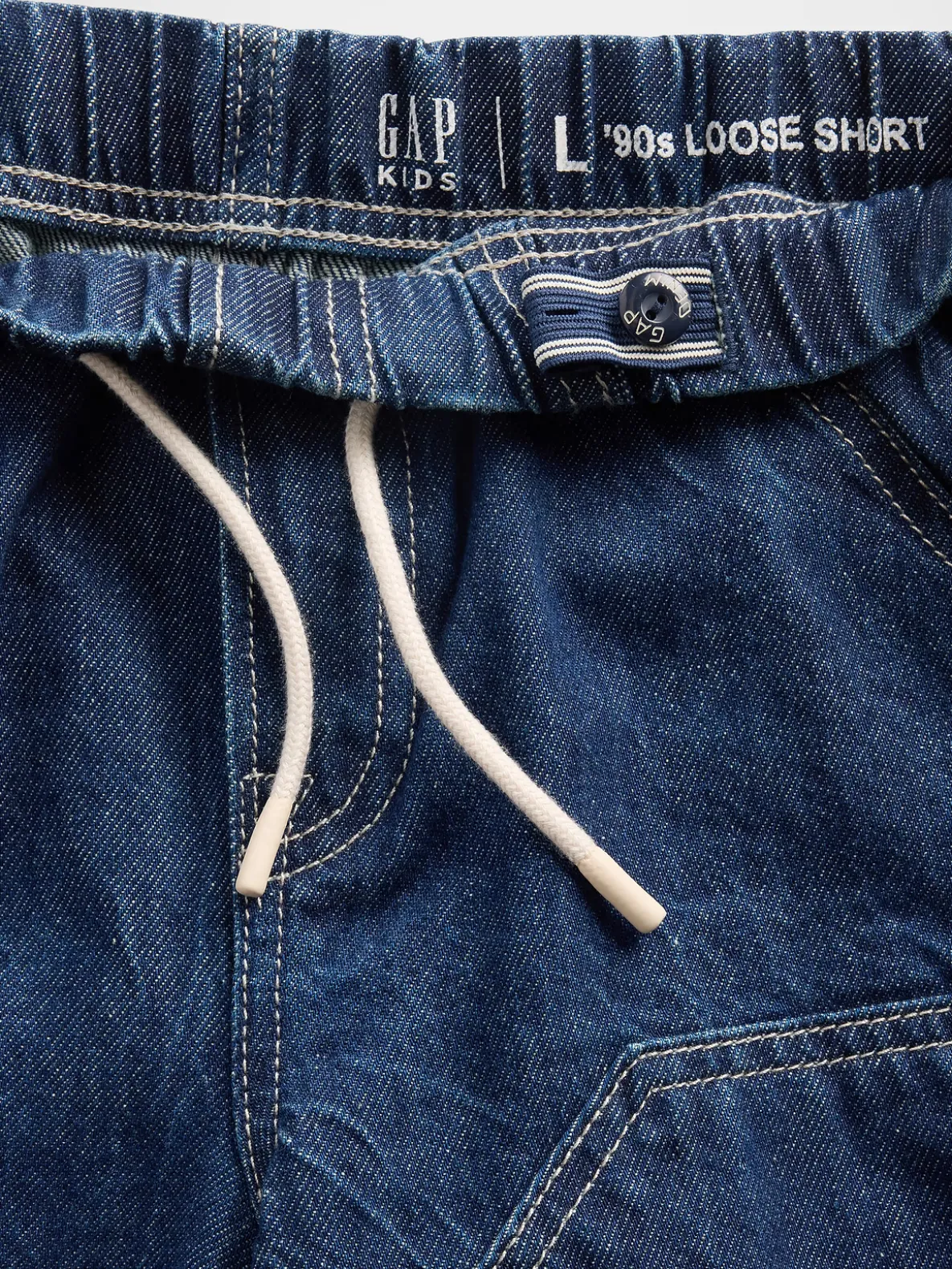 Kids '90s Loose Easy Denim Carpenter Shorts
