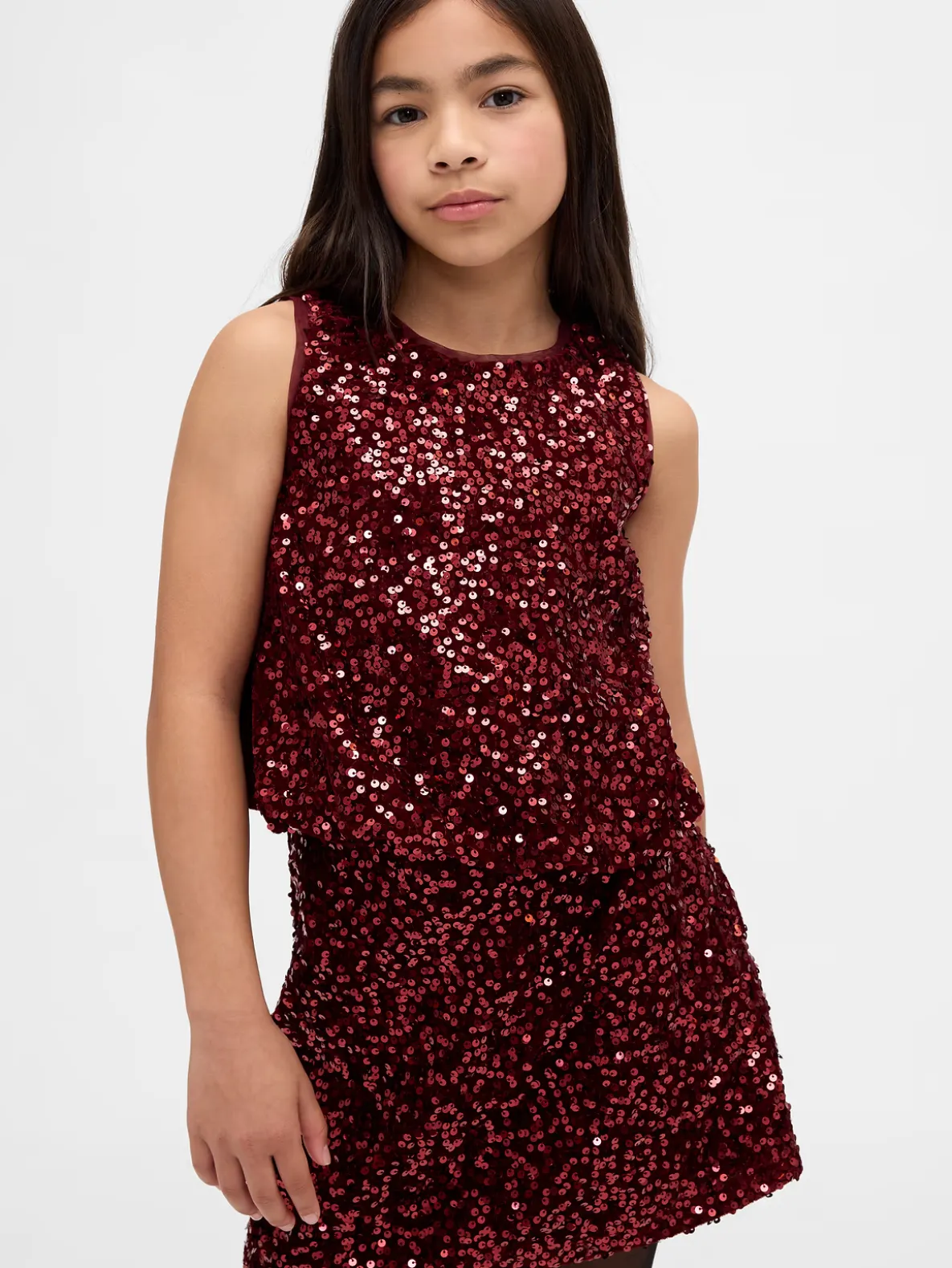 Kids Sequin Bubble Top