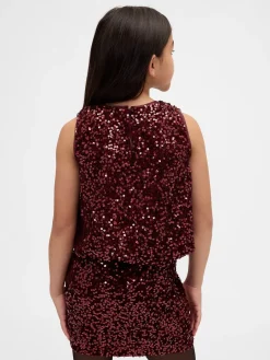 Kids Sequin Bubble Top