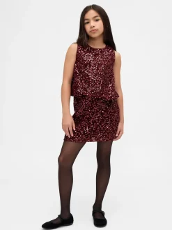 Kids Sequin Bubble Top