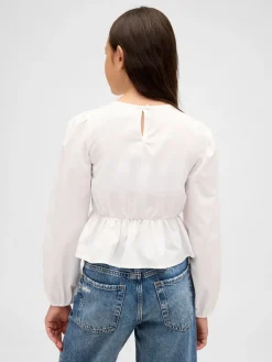 Kids Smocked Peplum Top