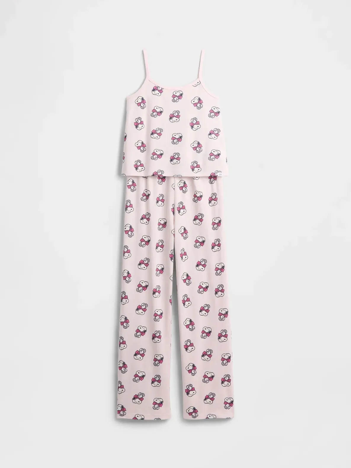 Kids Snoopy Recycled Tank PJ Set