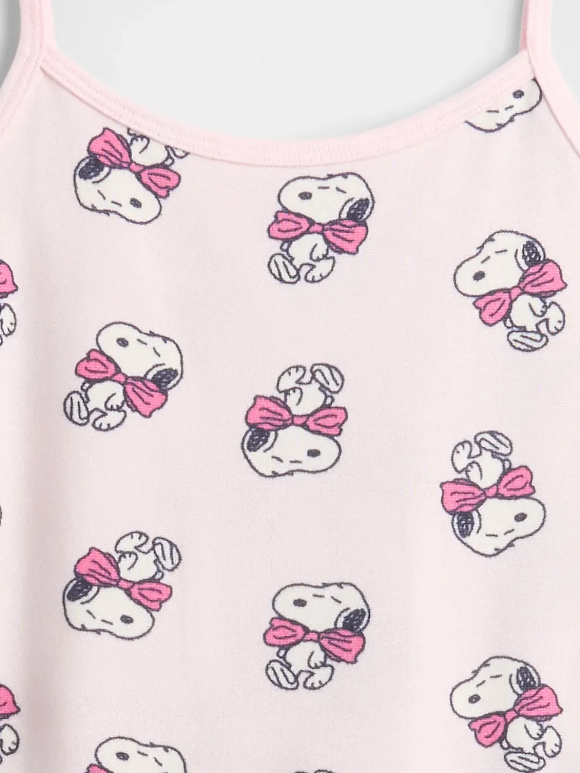 Kids Snoopy Recycled Tank PJ Set