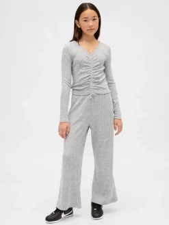 Kids Softspun Rib Ruched Top