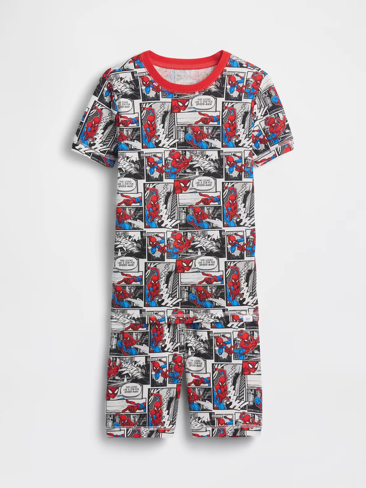 Kids Spider-Man Organic Brushed Cotton PJ Short Set