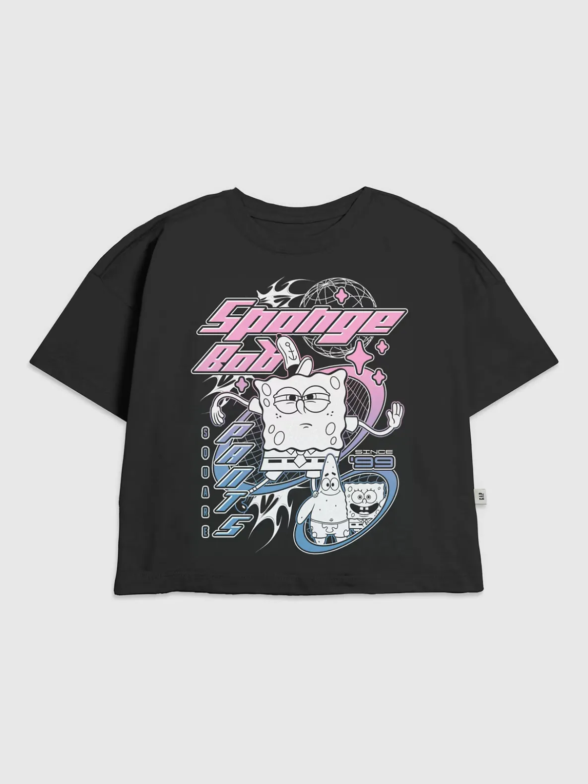 Kids Spongebob Y2K Graphic T-Shirt
