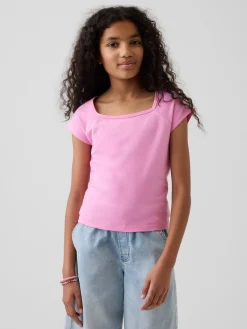 Kids Square-Neck T-Shirt