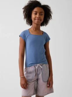 Kids Square-Neck T-Shirt