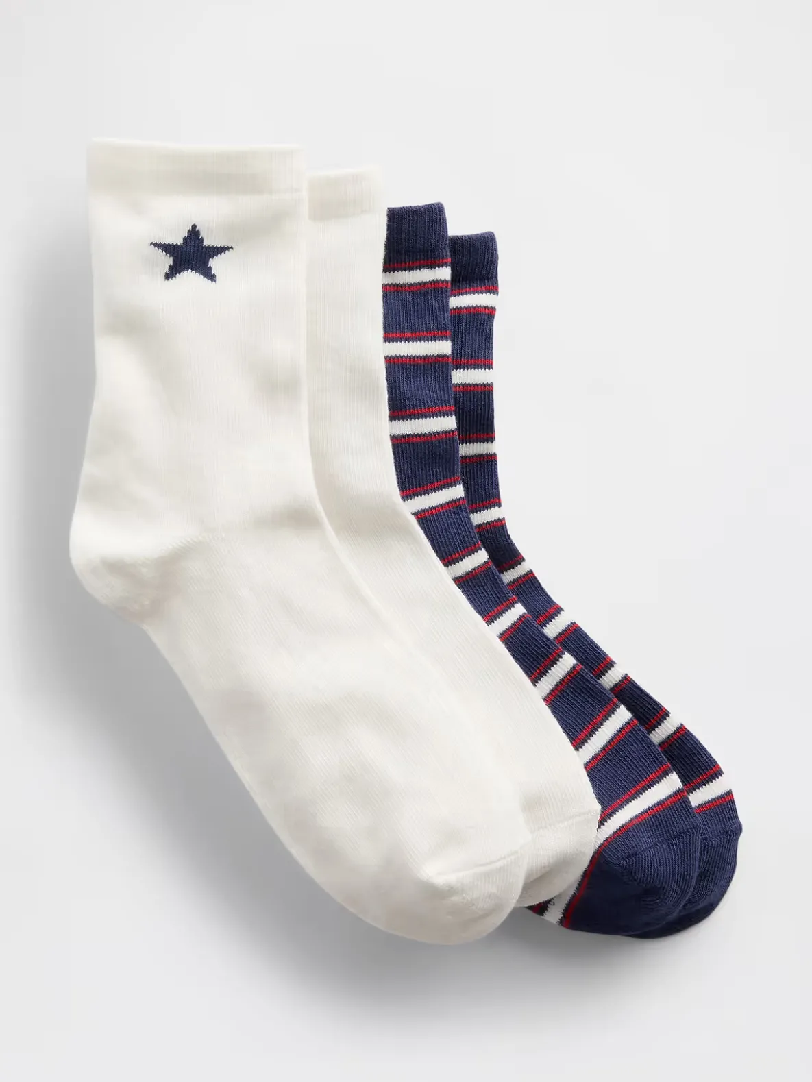 Kids Star Crew Socks (2-Pack)