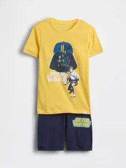 Kids Star Wars Organic Brushed Cotton PJ Short Set