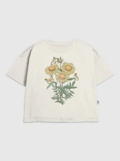 Kids Sunflowers Graphic T-Shirt