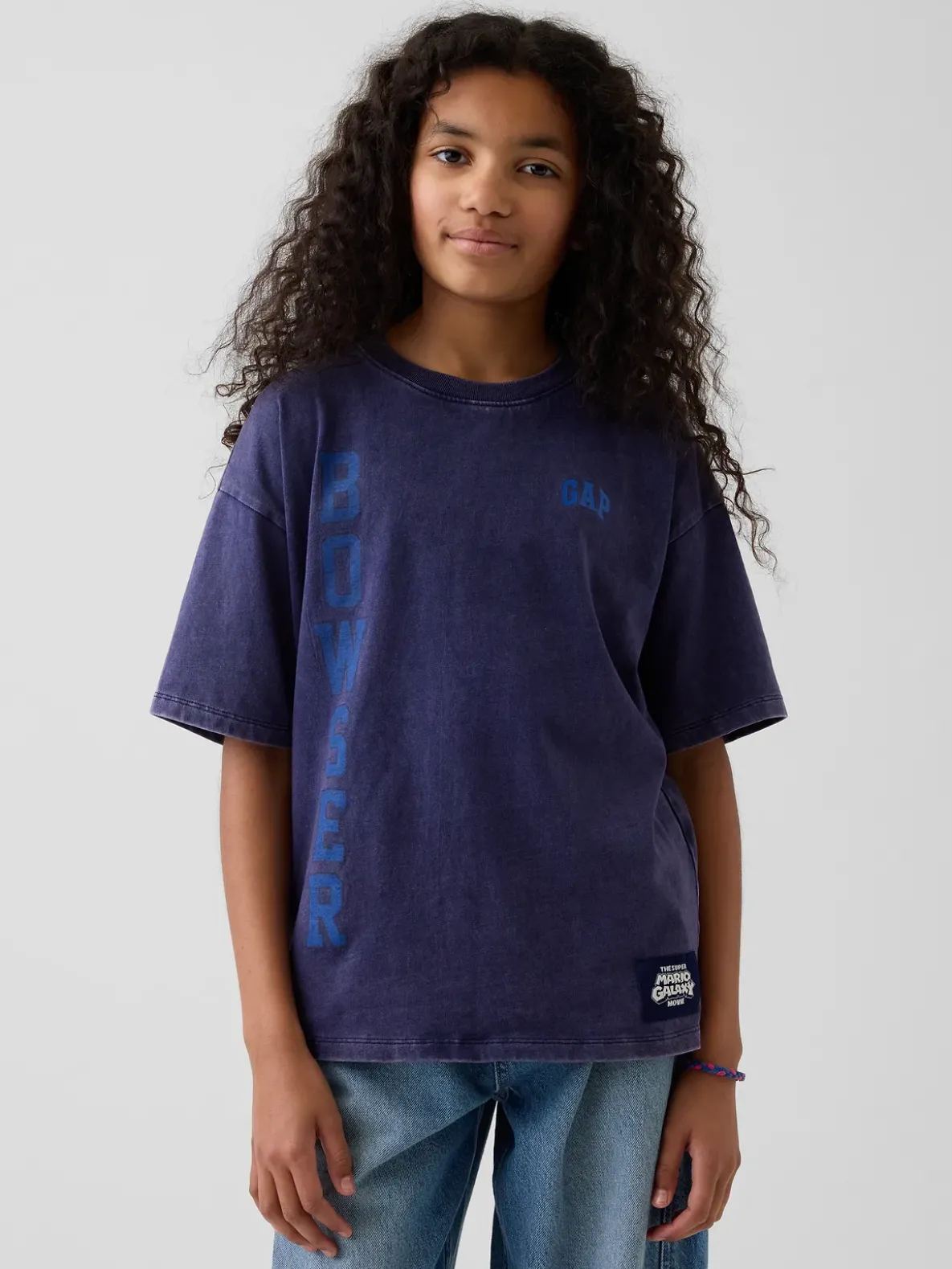 Kids Super Mario Relaxed Graphic T-Shirt