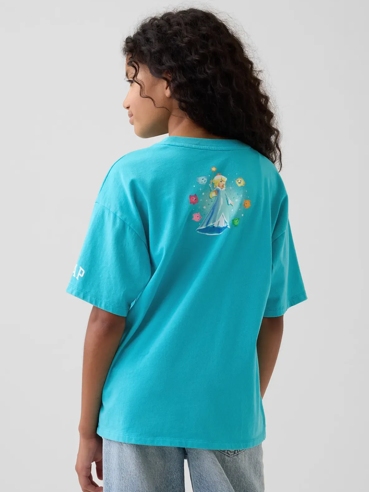 Kids Super Mario Relaxed Graphic T-Shirt