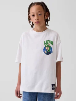 Kids Super Mario Relaxed Graphic T-Shirt
