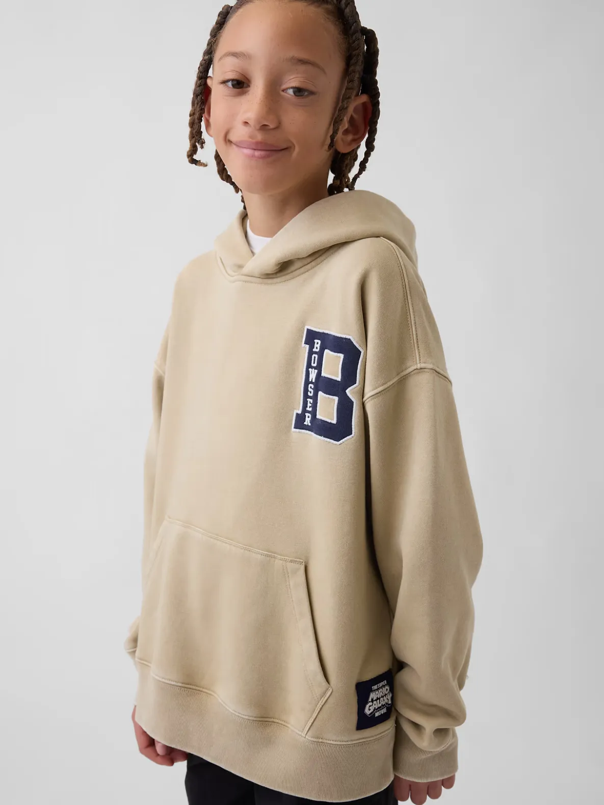 Kids Super Mario VintageSoft Relaxed Hoodie