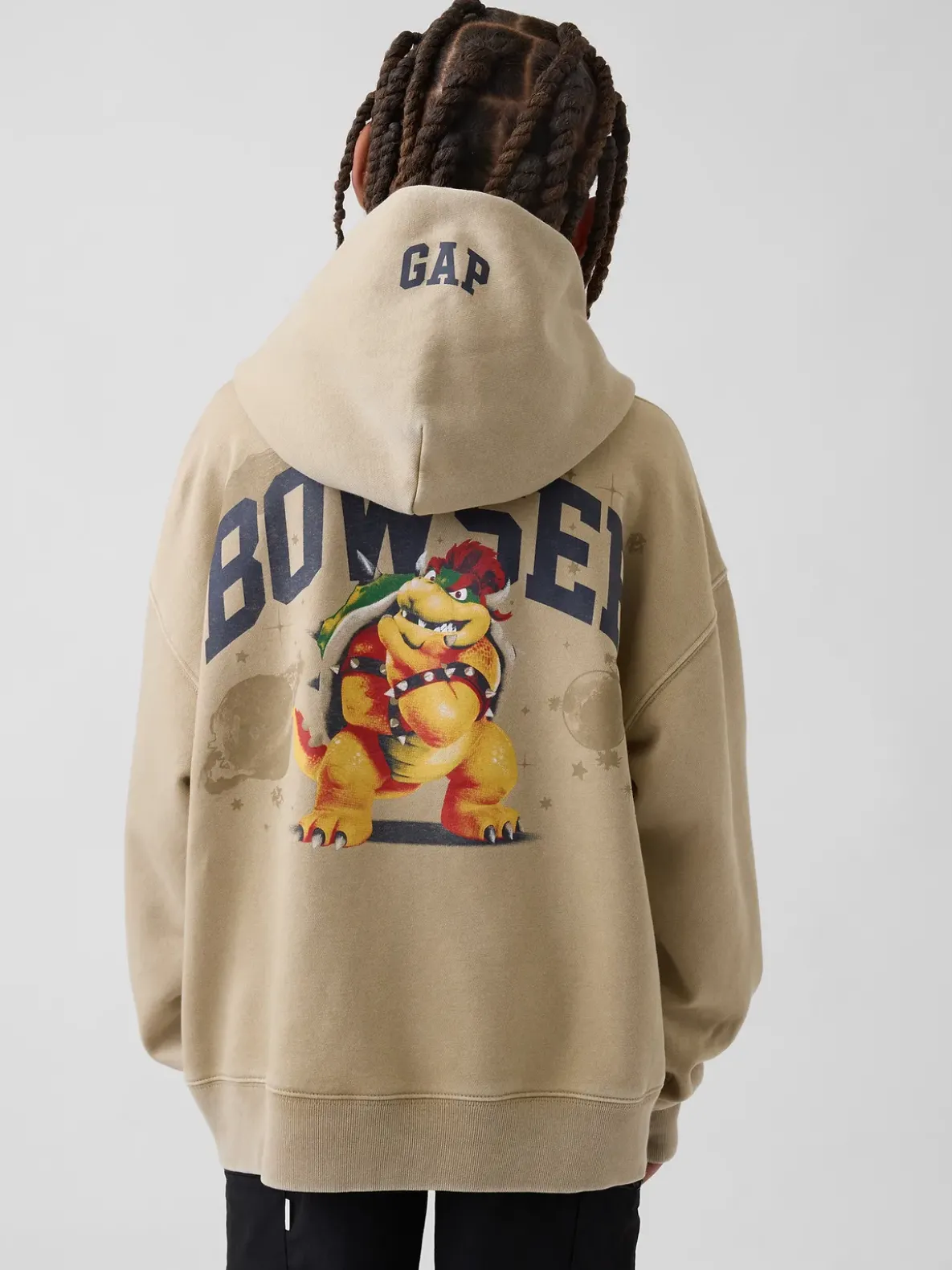 Kids Super Mario VintageSoft Relaxed Hoodie