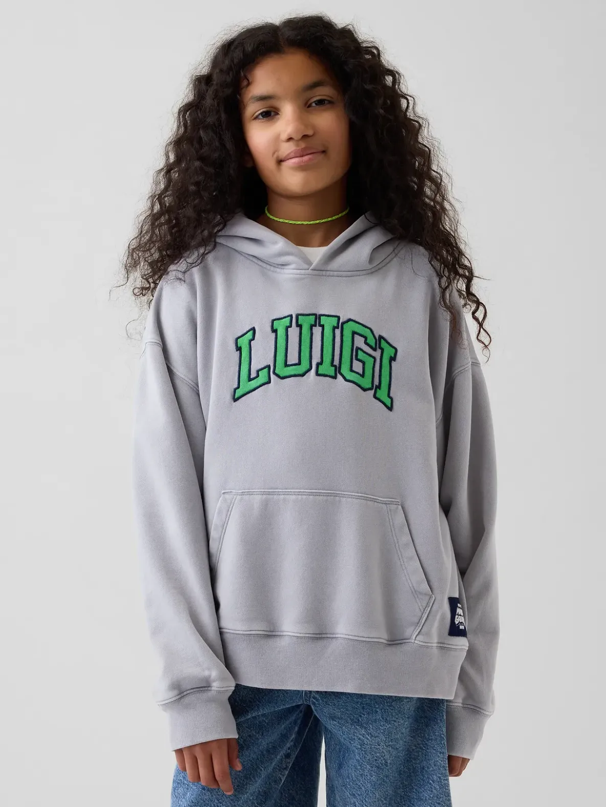 Kids Super Mario VintageSoft Relaxed Hoodie