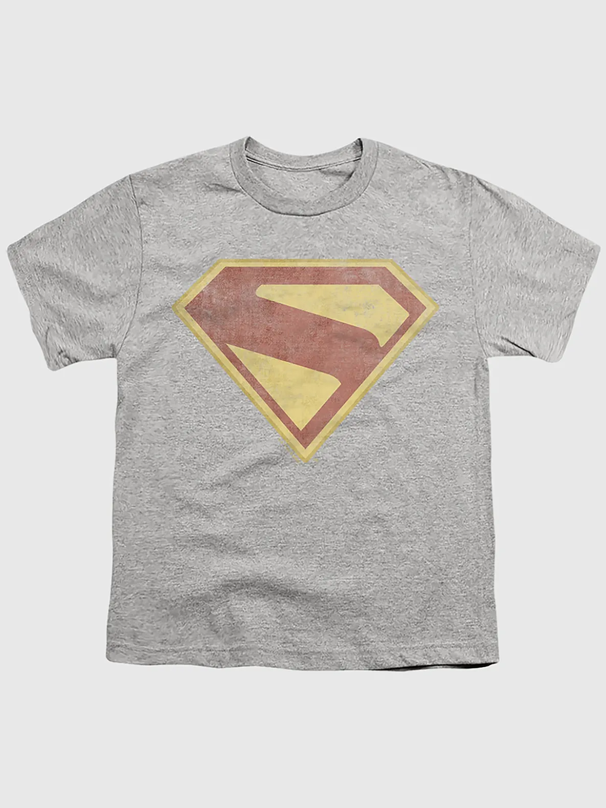 Kids Superman 2025 Logo Full Color Distress Graphic T-Shirt