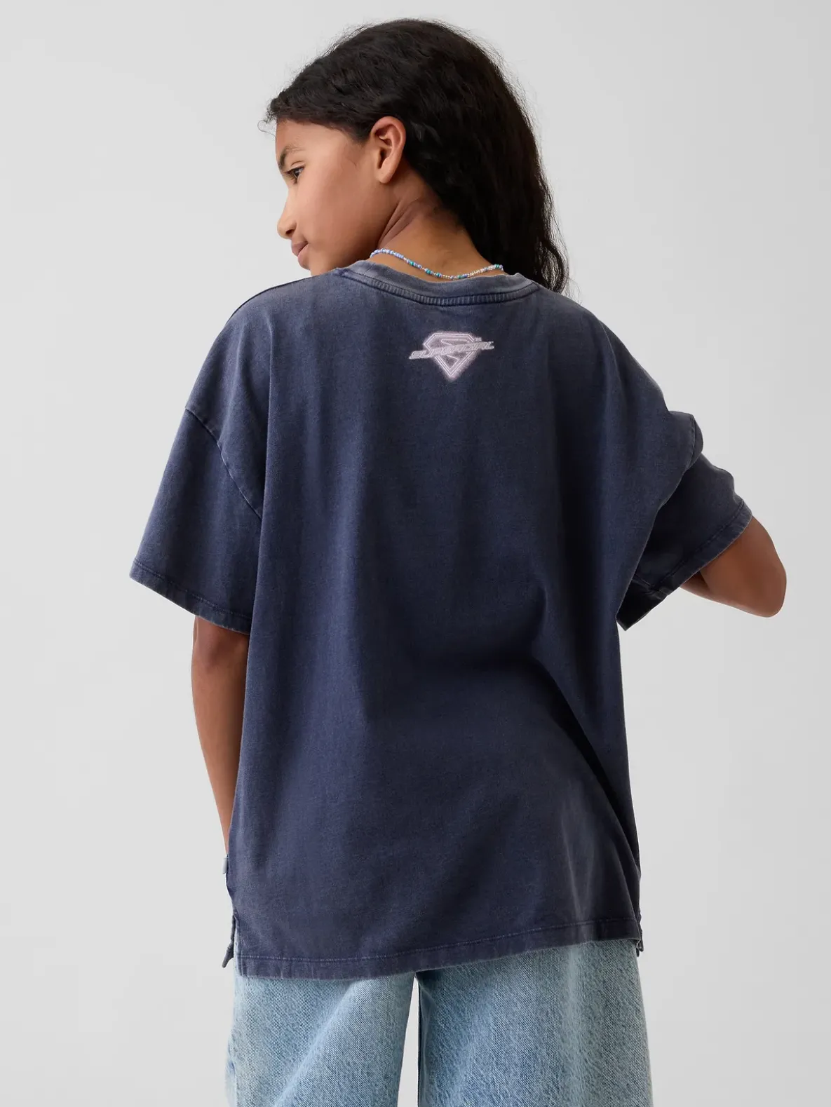 Kids Superman Oversized Tunic T-Shirt