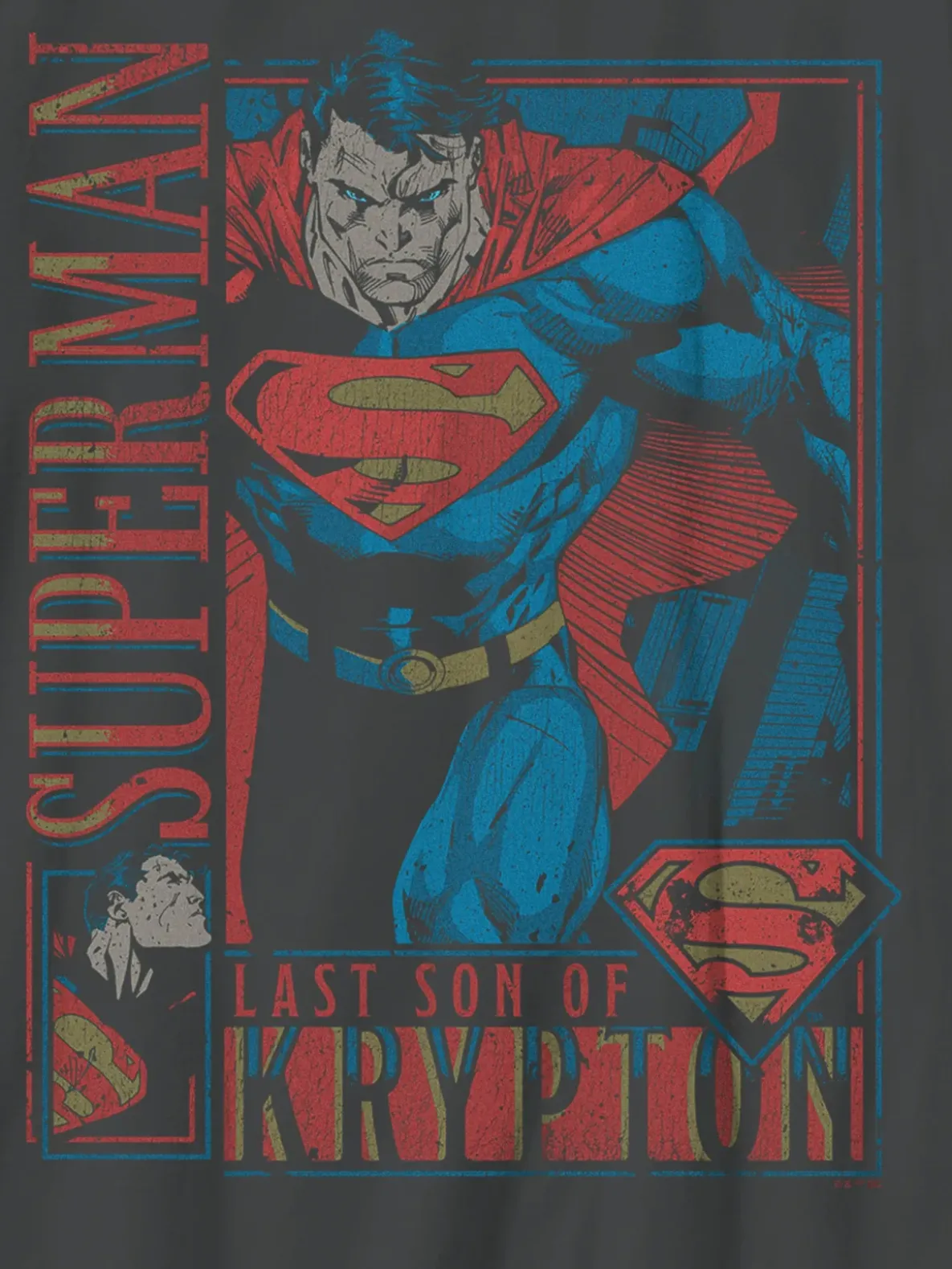 Kids Superman Retro Graphic T-Shirt