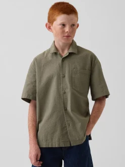 Kids Textured Relaxed Vacay Shirt