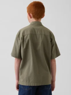 Kids Textured Relaxed Vacay Shirt