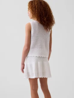 Kids Tiered Crochet Skort