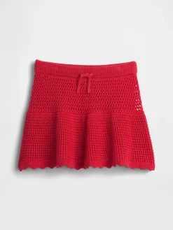 Kids Tiered Crochet Skort