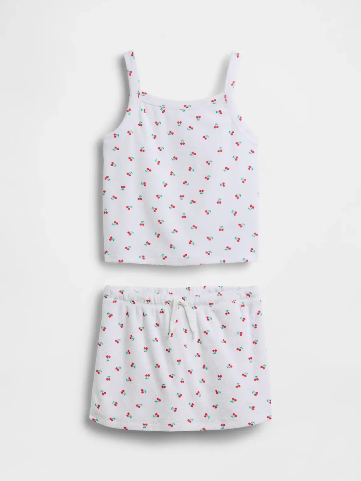 Kids Towel Terry Skort Outfit Set