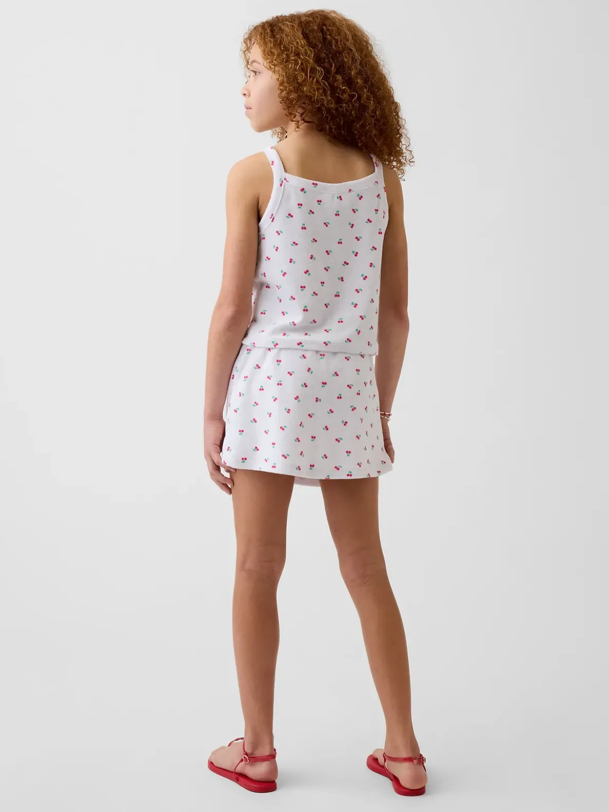 Kids Towel Terry Skort Outfit Set