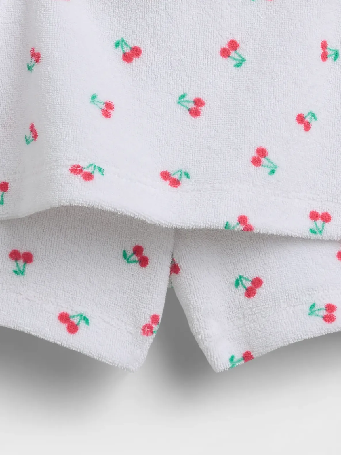 Kids Towel Terry Skort Outfit Set