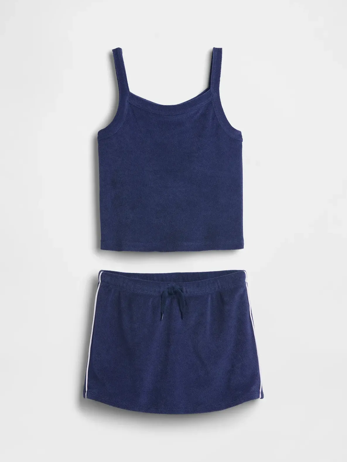 Kids Towel Terry Skort Outfit Set