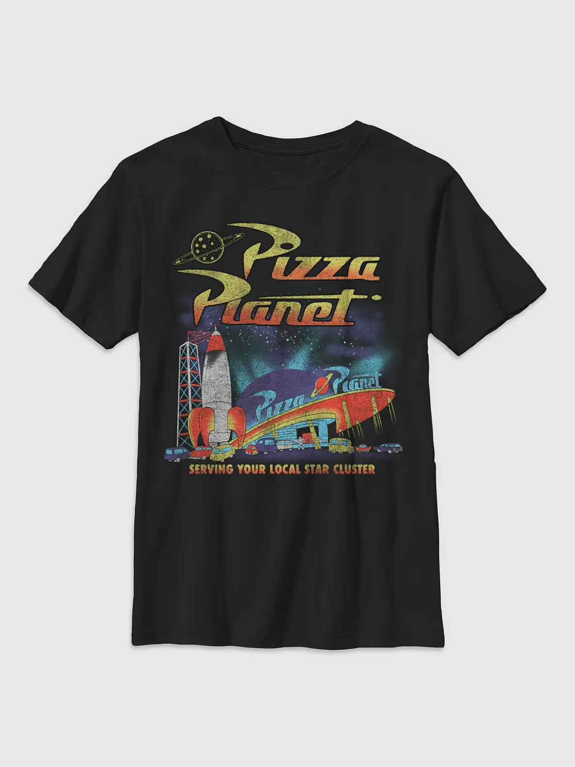Kids Toy Story Pizza Planet Graphic Tee