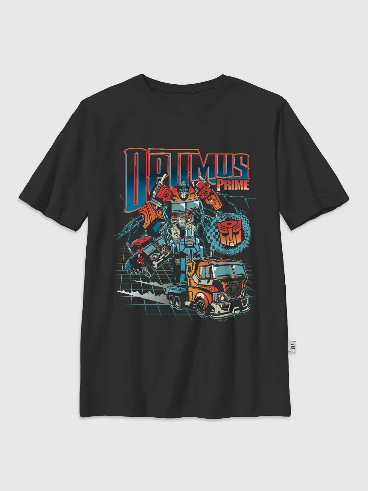 Kids Transformers Optimus Prime Speed Graphic T-Shirt