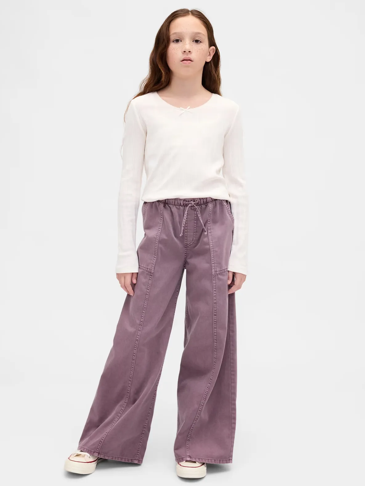 Kids Twill Baggy Pants