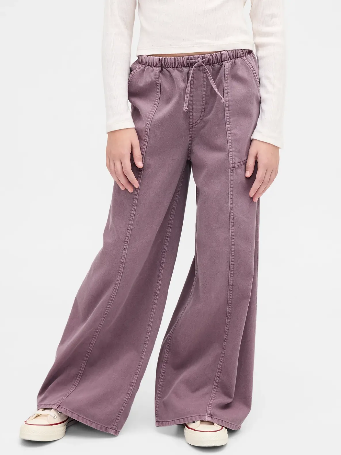 Kids Twill Baggy Pants